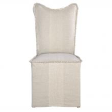 Uttermost 23311-2 - Uttermost Lenore Armless Chairs Flax Set Of 2